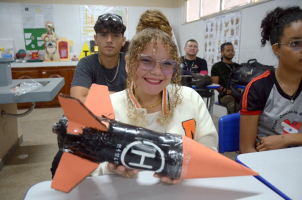 Foto: Aluna Rosielly Lopes - Foto: Eliseu Dias / Ascom Seduc